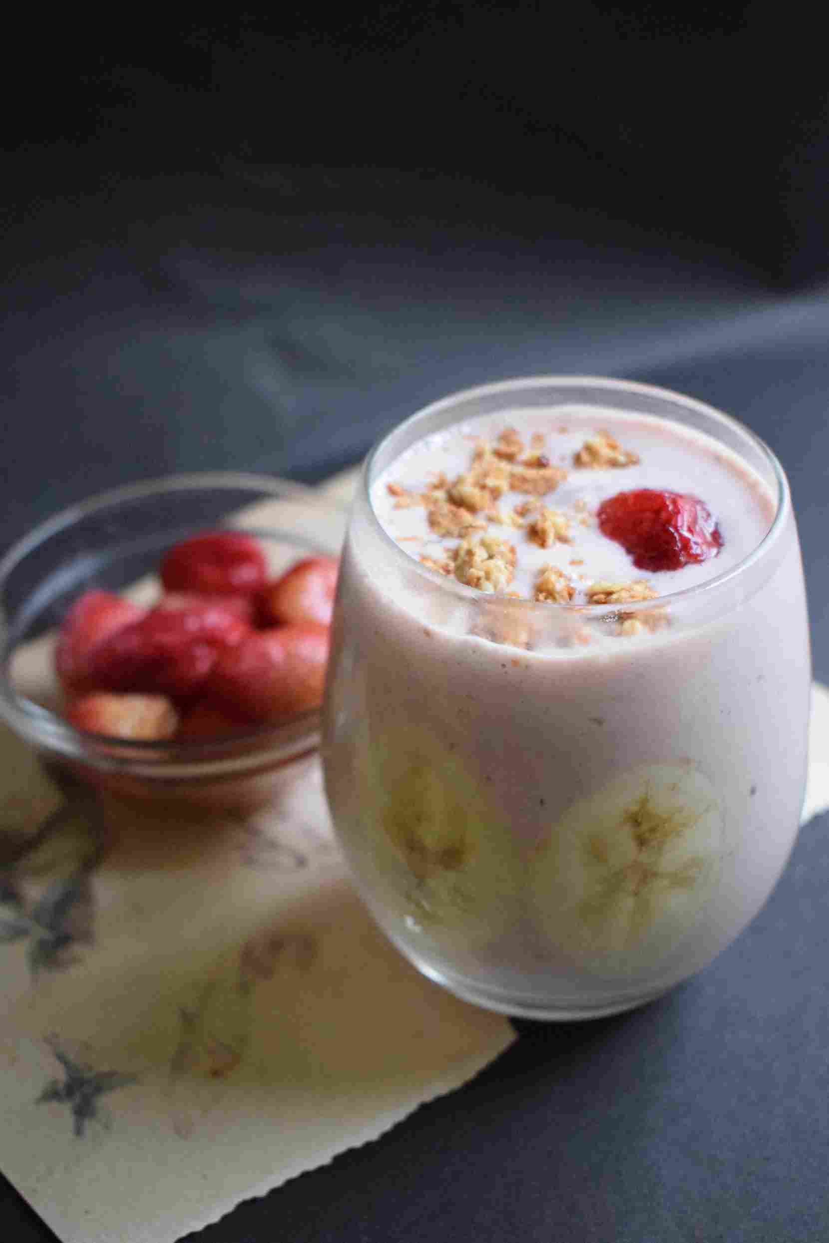 Strawberry Chia Rasoi Protein Shake