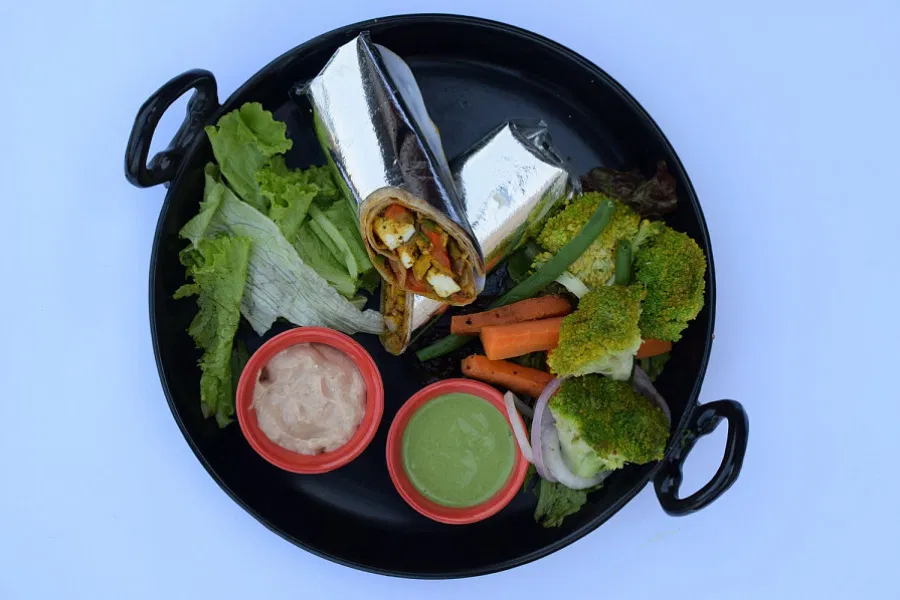 Paneer Tikka Roti Roll Rasoi Style
