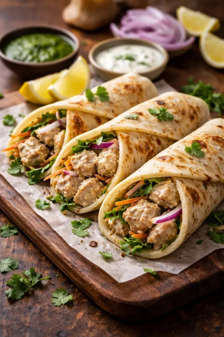 Ghar ka Soya Chaap Roll