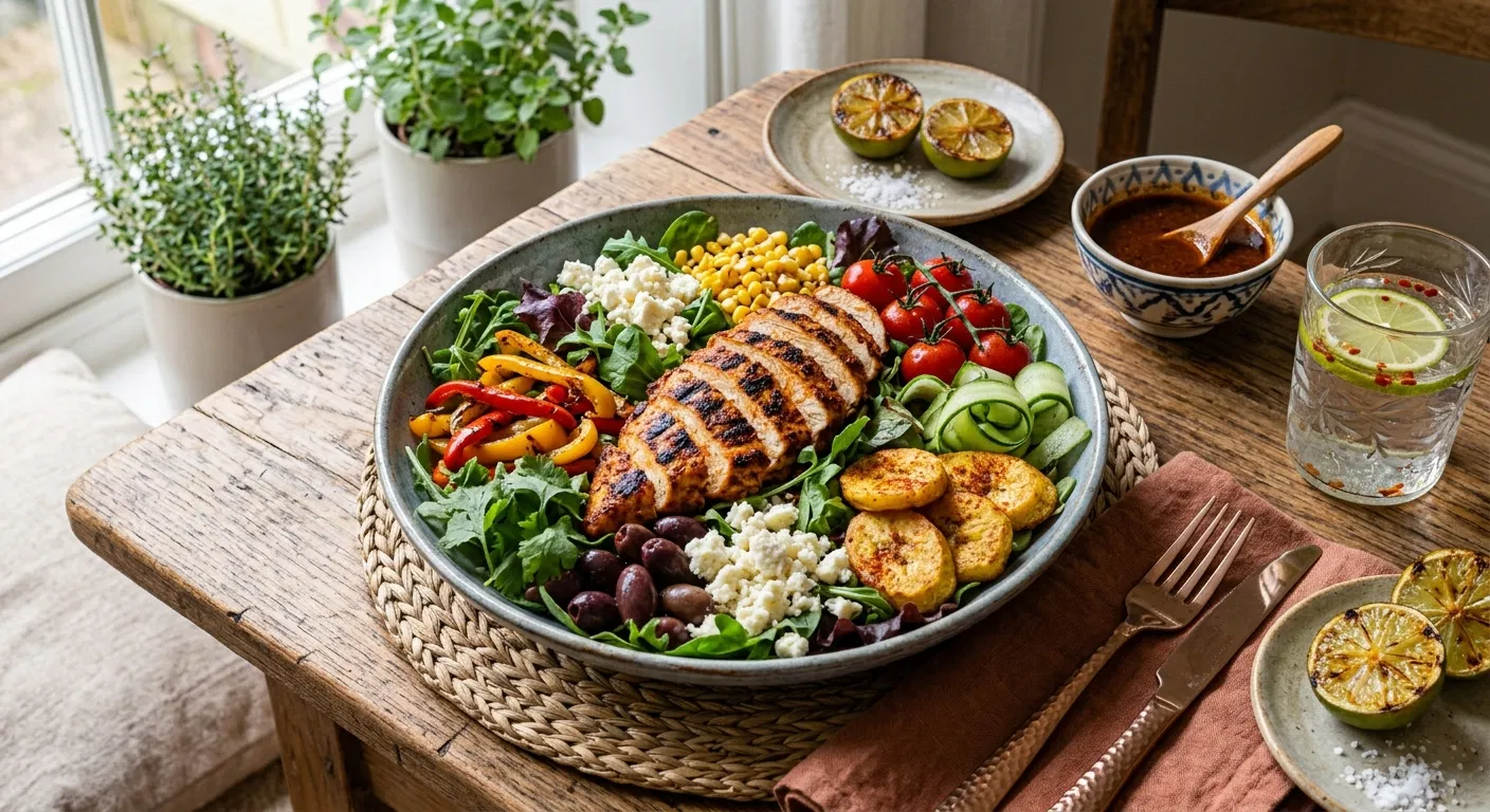 MKR Peri Peri Grilled Chicken Salad