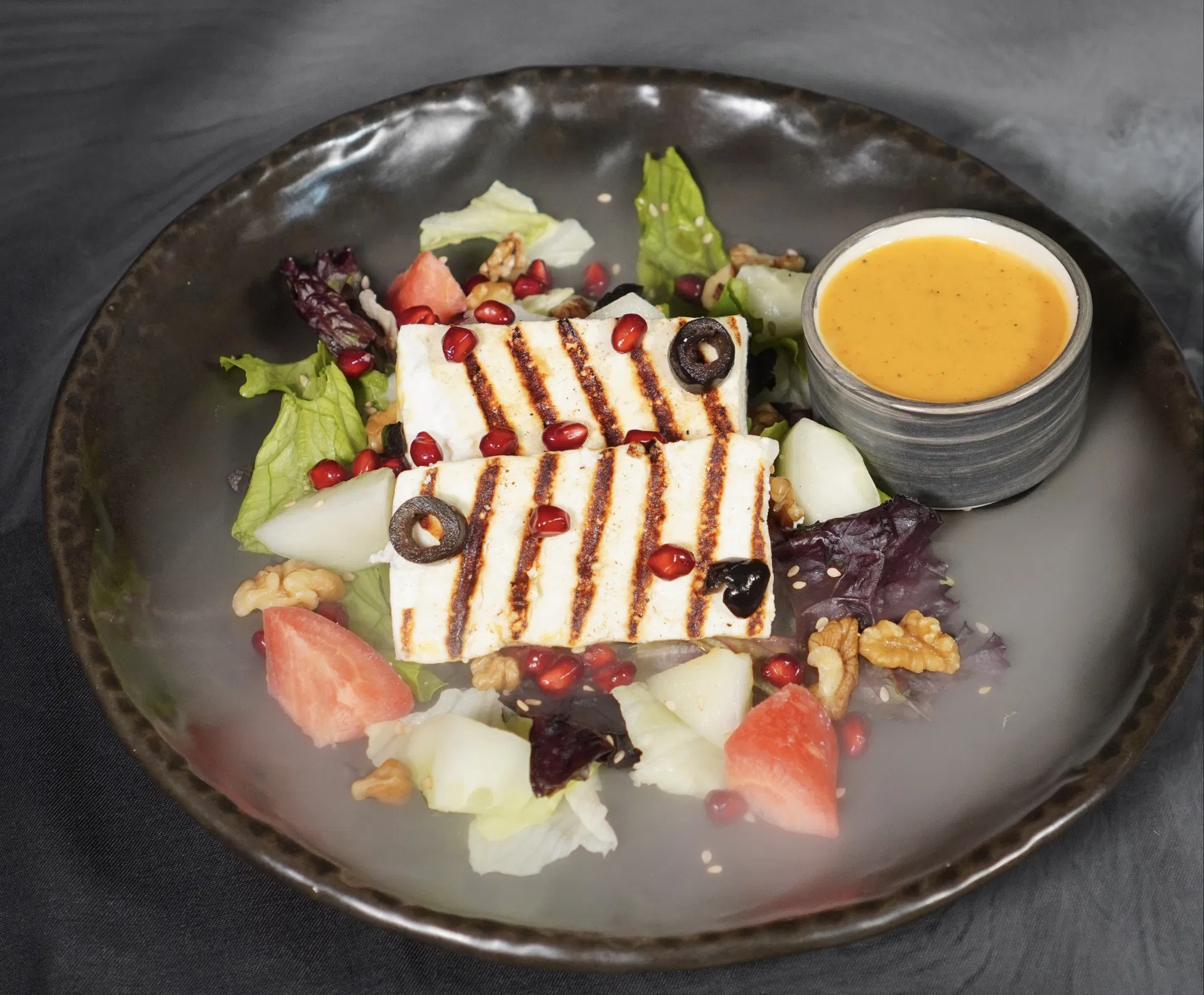 Soya & Paneer Anaar Salad