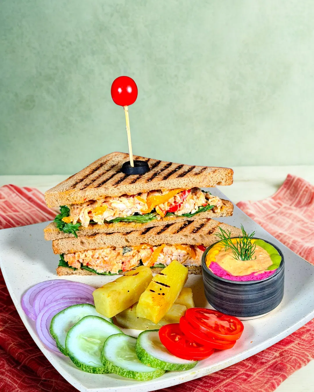 MKR Pulled Chicken Sandwich