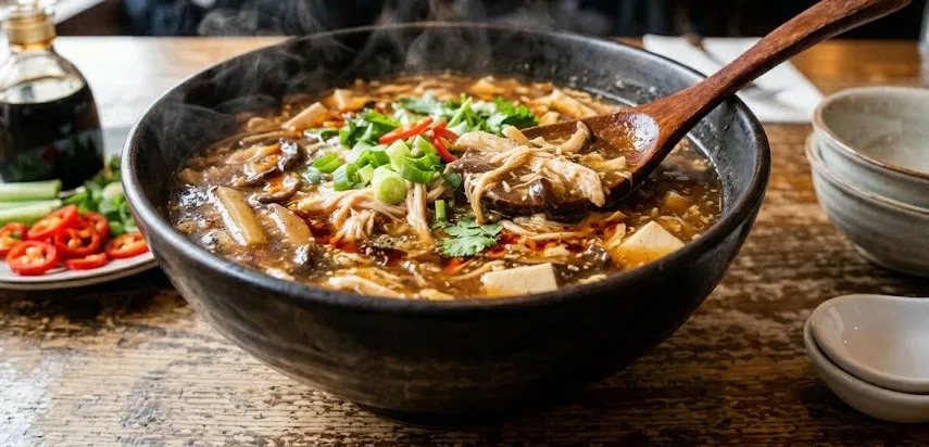 MKR Hot and Sour Chicken Soup