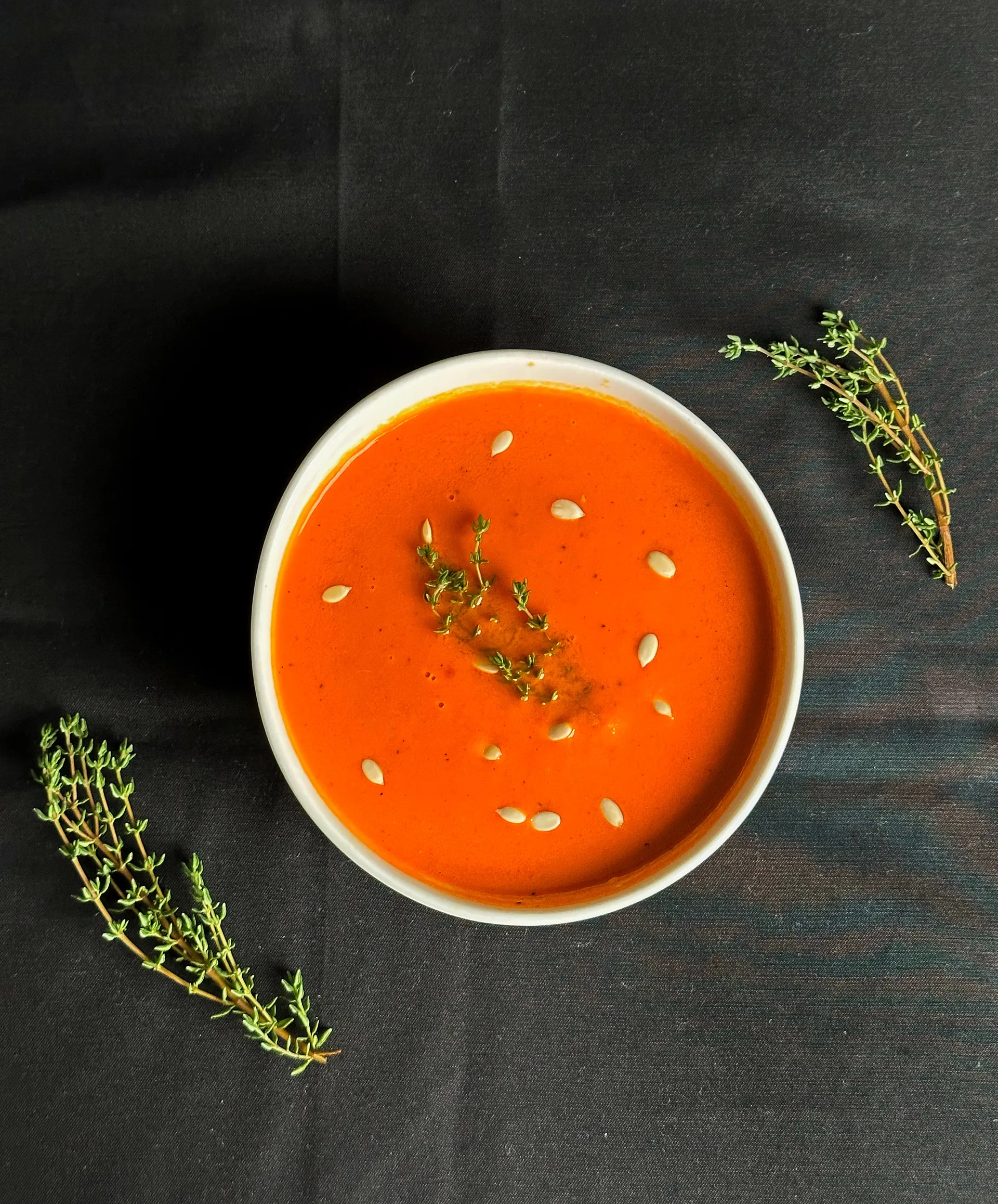 MKR Vegan Roasted Carrot & Bell Pepper Soup