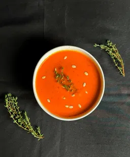 MKR Vegan Roasted Carrot & Bell Pepper Soup – image 1