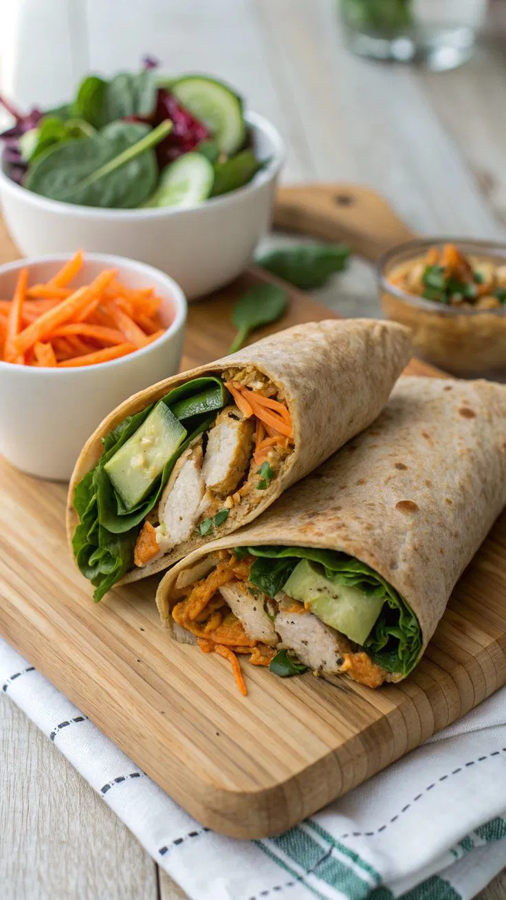 Atta Chicken Wrap (Whole Wheat)