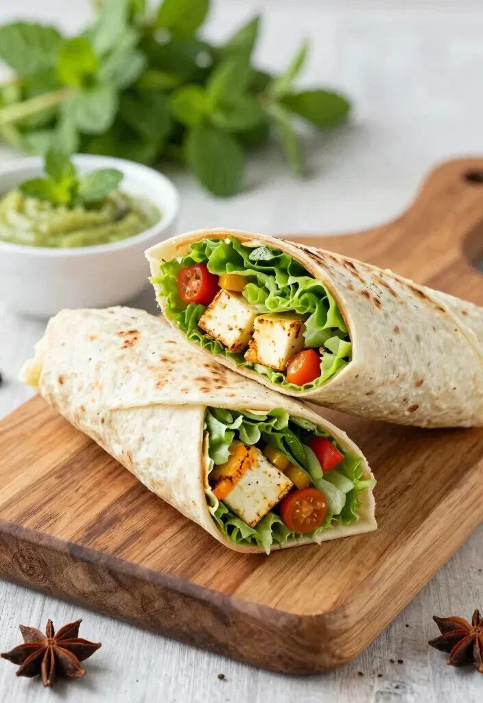 Atta Paneer Wrap (Whole Wheat)