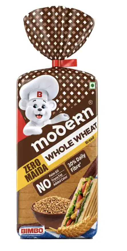 Modern 100% Whole Wheat Bread (Zero Maida) 400 g