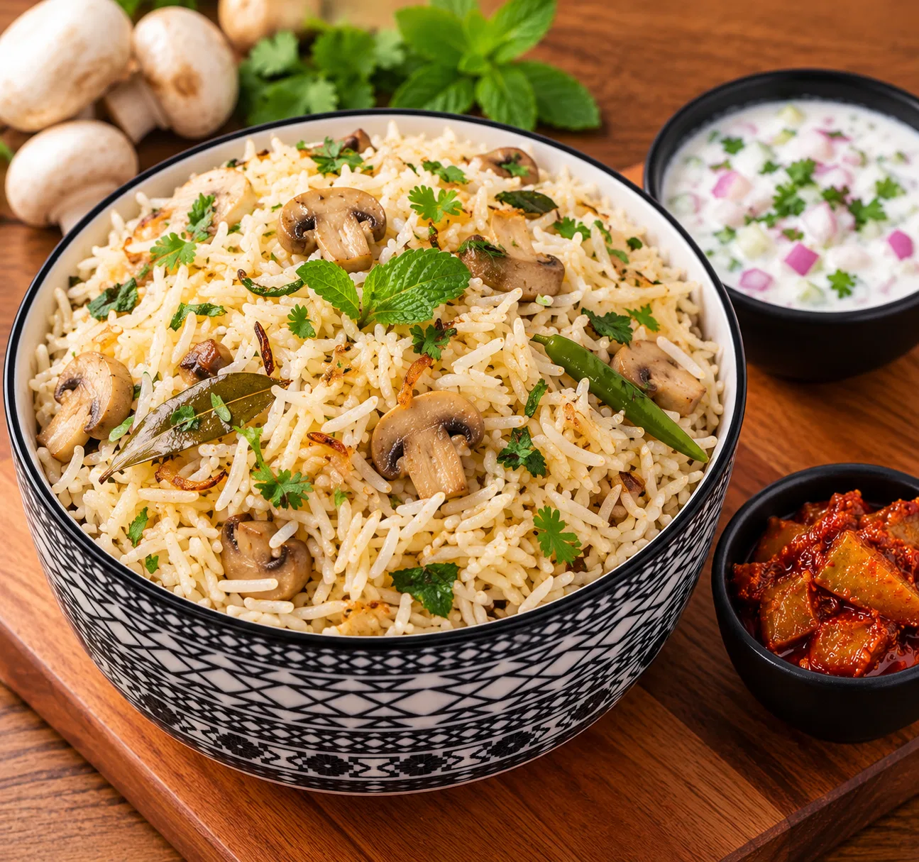 Special Mushroom Biryani
