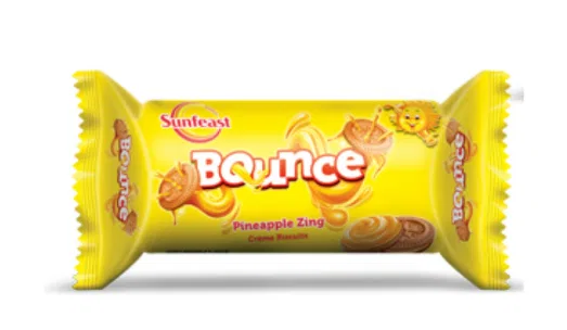 Sunfeast bounce pineapple creme biscuits