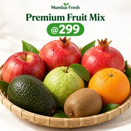 ₹299 Premium Fruit Mix: All six varieties, including avocado and two pomegranates. – image 1