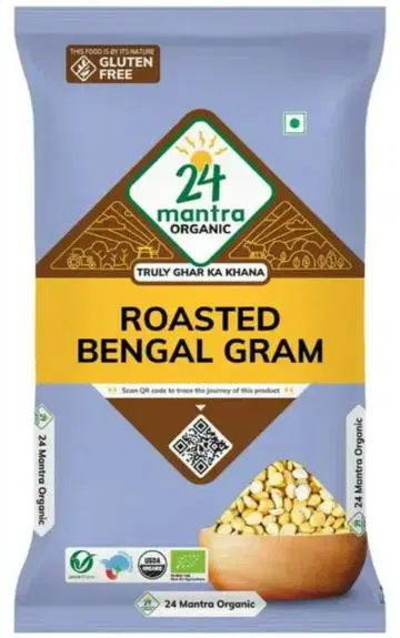 24 Mantra Organic Roasted Bengal Gram Dal