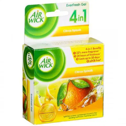 Airwick Ever Fresh Bathroom Gel Citrus Splash