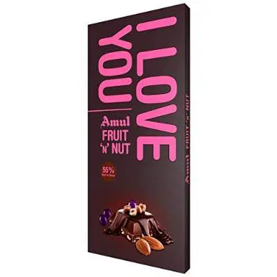 Amul Dark Chocolate Fruit n Nut