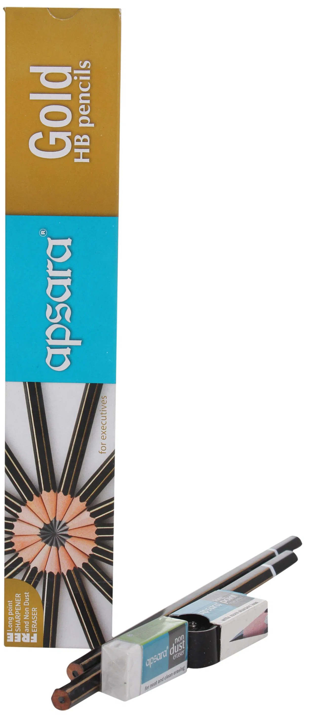 Apsara Gold HB Pencils