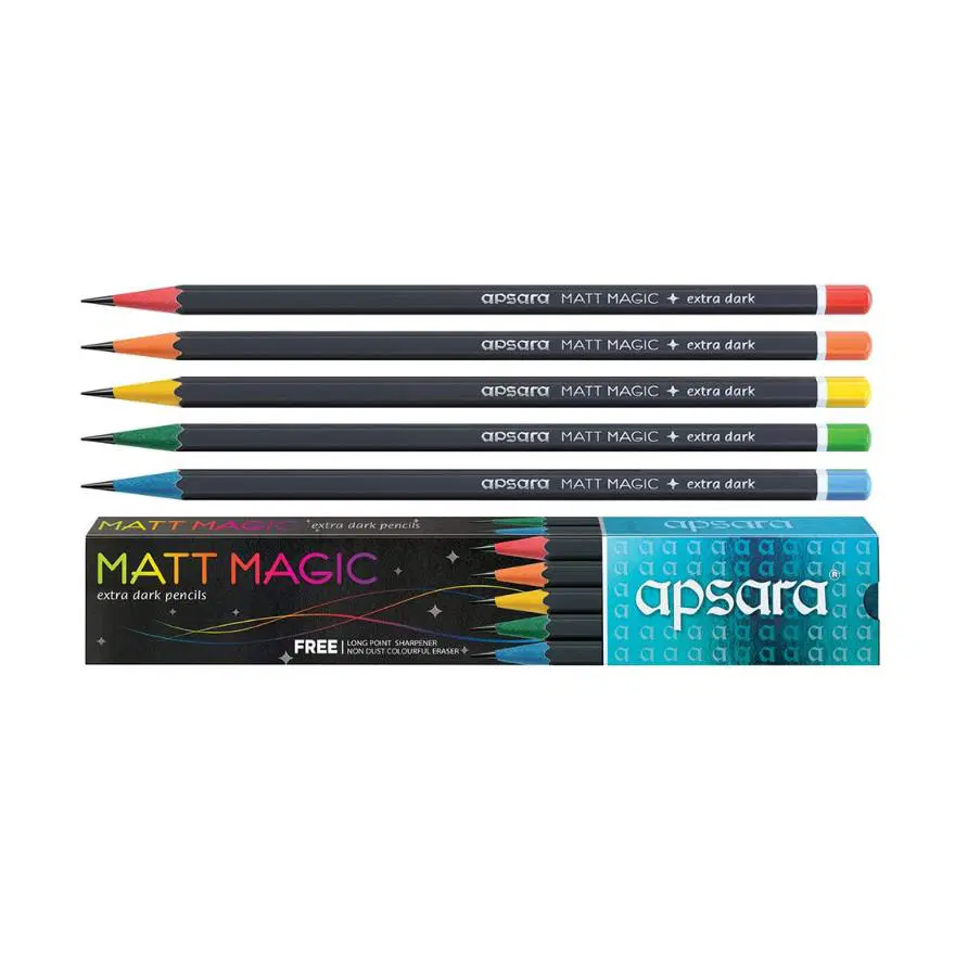 Apsara Matt Magic Extra Dark Pencil