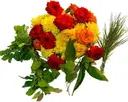 Assorted Pooja Flowers+Greens – image 1