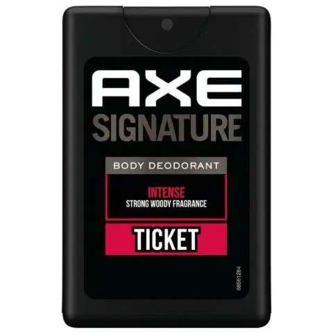 Axe Deodrant Ticket