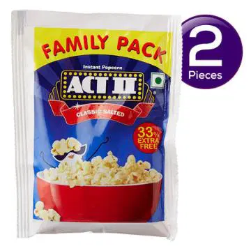 Act II Instant Popcorn - Classic Salted (Family Pack)