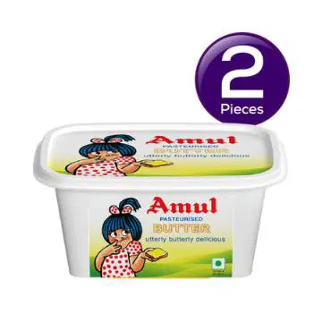 Amul Butter - Pasteurised 200 gms Combo