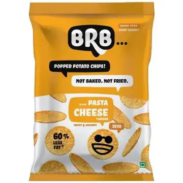 BRB Popped Potato Chips - Pasta Cheese Flavour