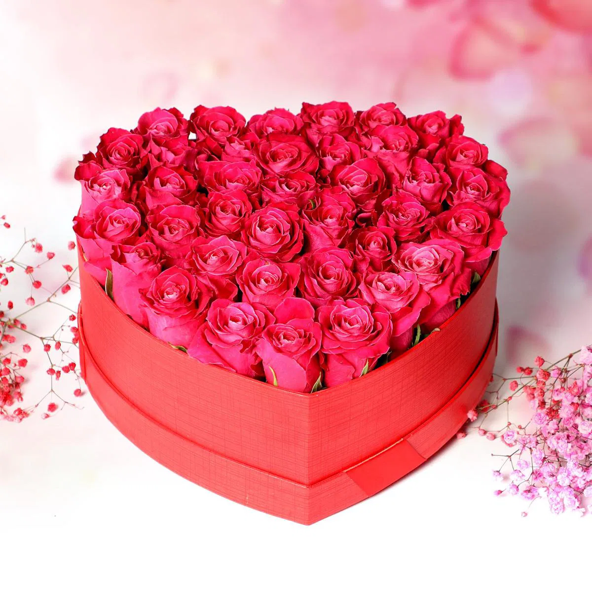 Box Of Romantic Roses