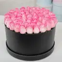 Box of Charming Pink Roses – image 1