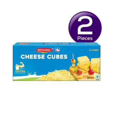 Britannia Cheese - Cubes 200 gms Combo