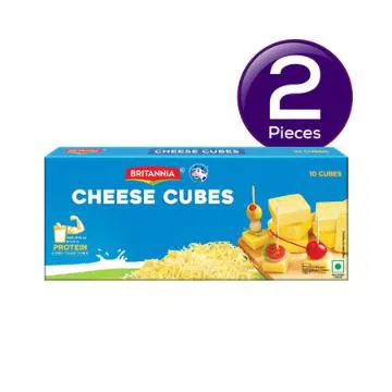 Britannia Cheese - Cubes 200 gms Combo