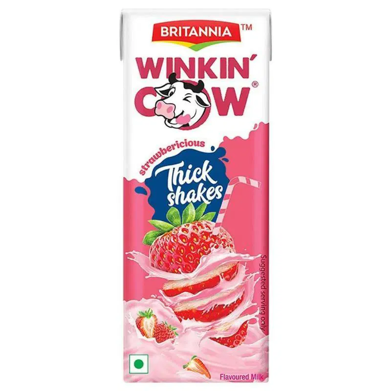 Britannia Winkin Cow Strawberry Shake