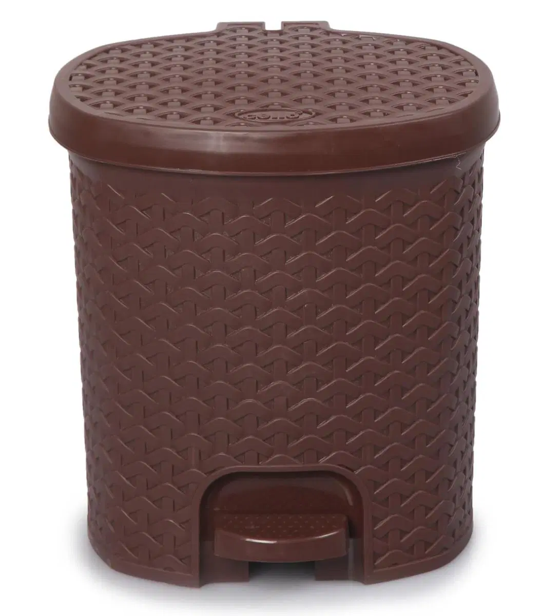 Cello Classic Plastic Dustbin Brown