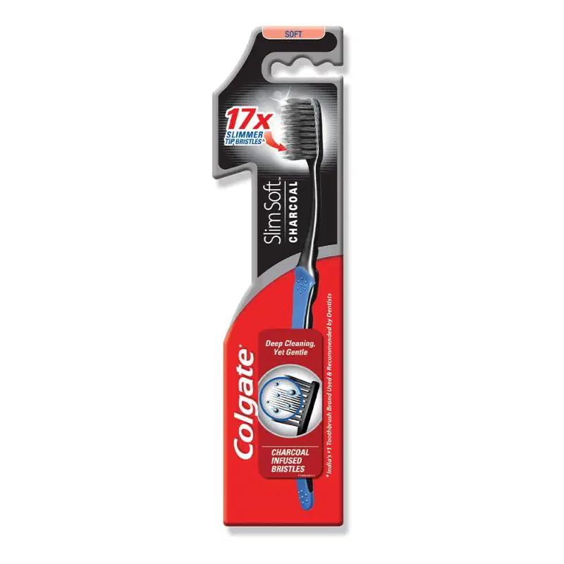 Colgate Slim Soft Charcoal Tooth Brush