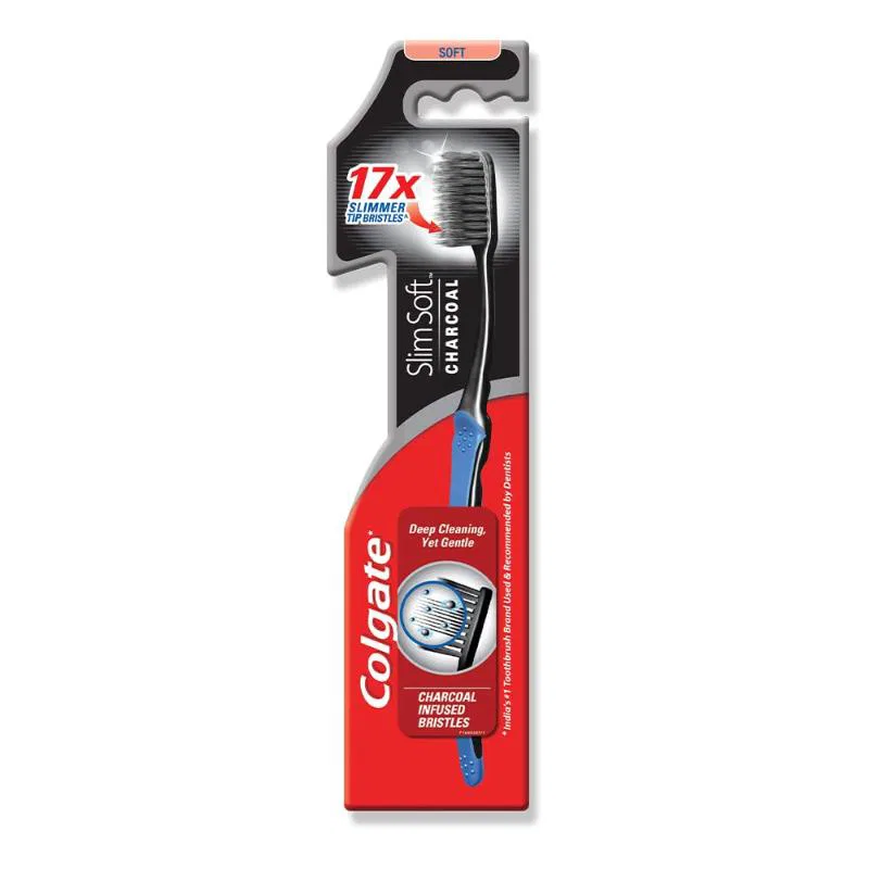 Colgate Slim Soft Charcoal Tooth Brush