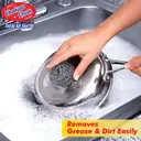 Chakaachak Steel Scrubber & Scrub Pad 1 pc X 2 Combo – image 2