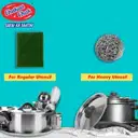 Chakaachak Steel Scrubber & Scrub Pad 1 pc X 2 Combo – image 3