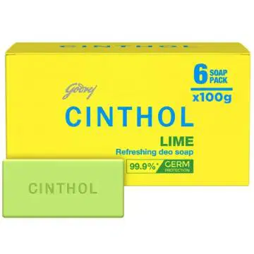 Cinthol Lime Bath Soap - 99.9% Germ Protection