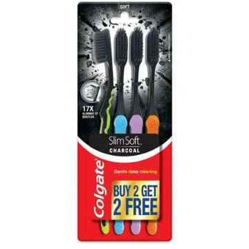 Colgate Slim Soft Charcoal Toothbrush