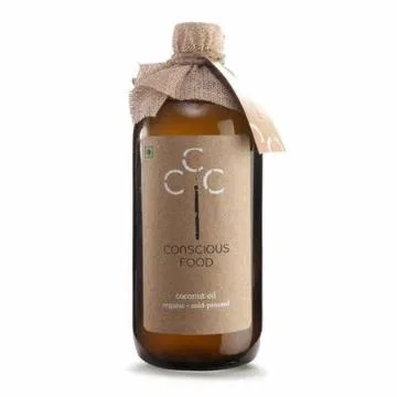 Conscious Food Organic Coconut Oil Cold Pressed (Bottle)