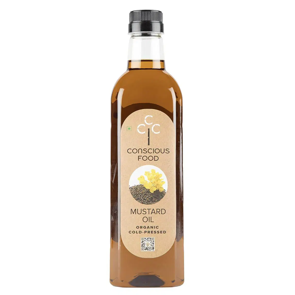 Conscious Food Organic Mustard Oil (Bottle)