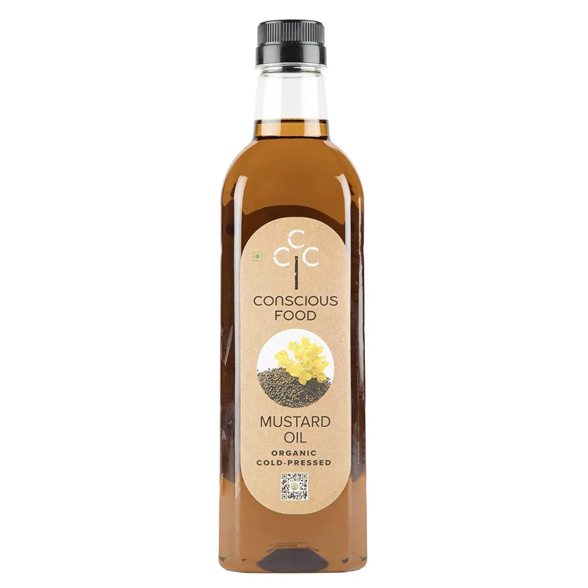 Conscious Food Organic Mustard Oil (Bottle)