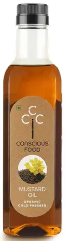 Conscious Food Organic Mustard Oil – image 1