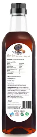 Conscious Food Organic Sesame Oil (Bottle) – image 2
