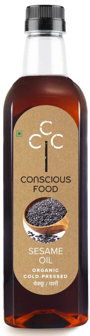 Conscious Food Organic Sesame Oil (Bottle)