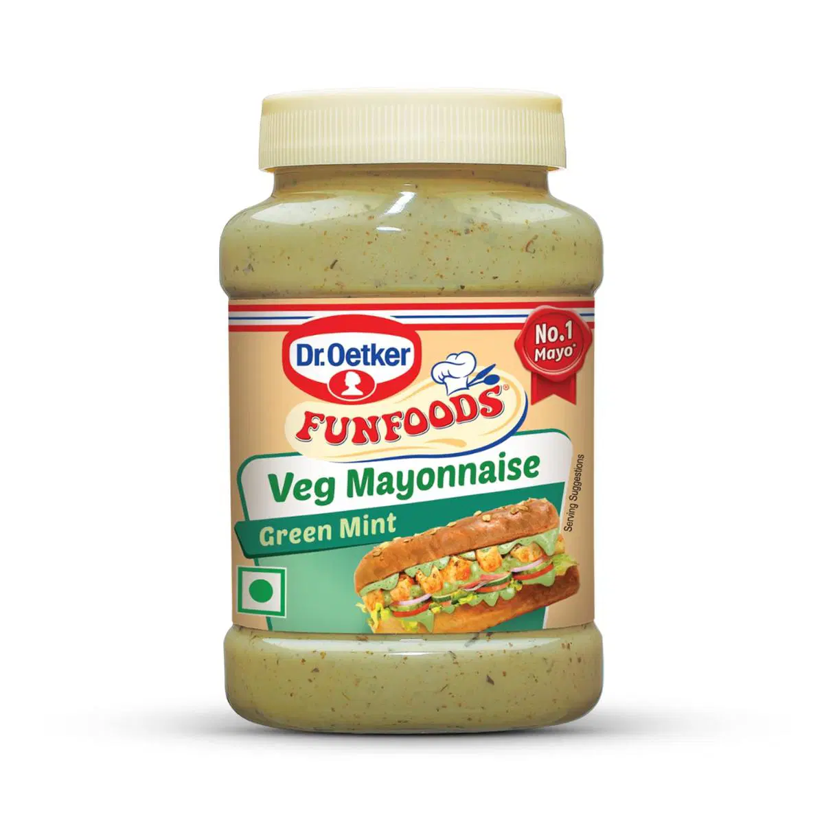 DR Oetker Funfoods Veg Mayyonaise Green Mint