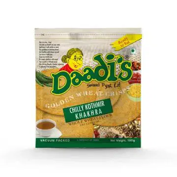 Daadi's Chilly Kothmir Khakhra
