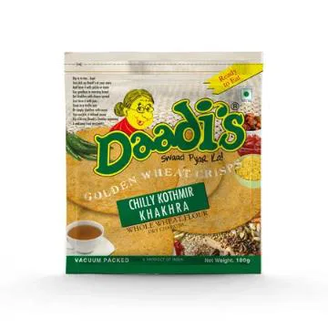 Daadi's Chilly Kothmir Khakhra