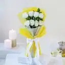 Dreamy White Roses Bouquet – image 1