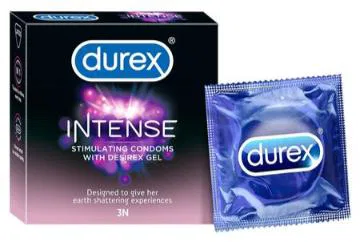 Durex Intense Condoms For Her Dotted And Ribbed Condom With Desirex Gel