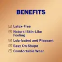 Durex Real Feel Condoms For Men - For Real Skin On Skin Feeling Latex Free – image 4