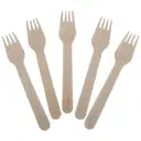 Ecoware Disposable Wooden Fork – image 1